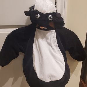Hide and Ekk 12-18m skunk costume
